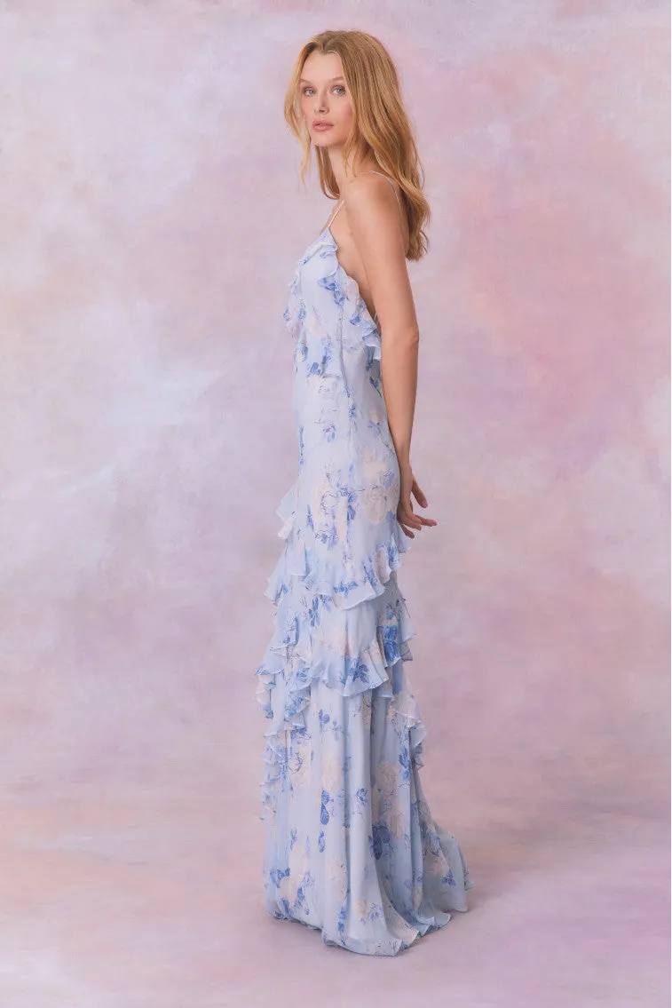 Rialto Fragrance Print Maxi Dress