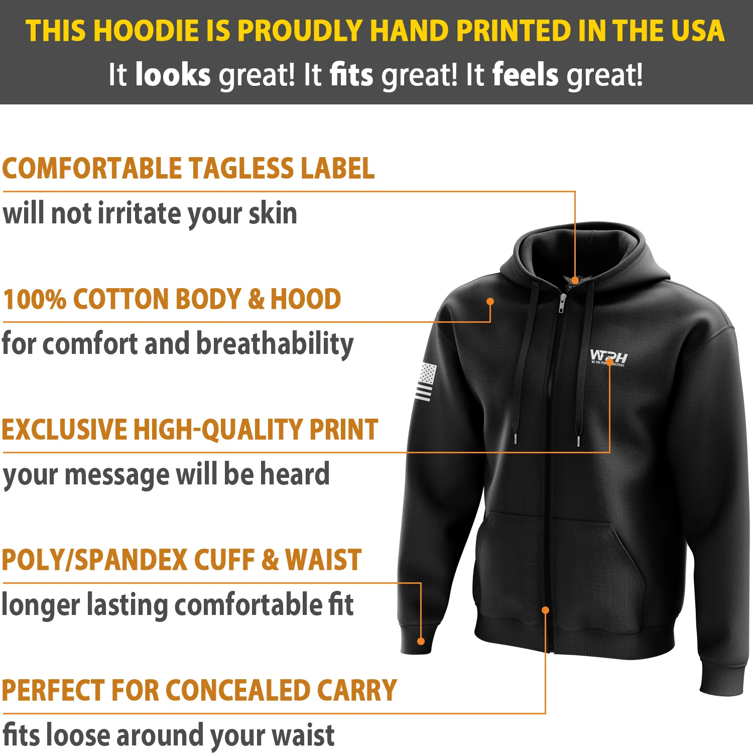 Right 2 Bear Arms Zip Up Hoodie