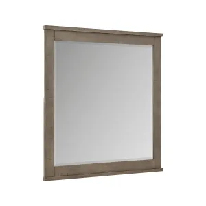 Rustic Gray Birch Veneer Mirror