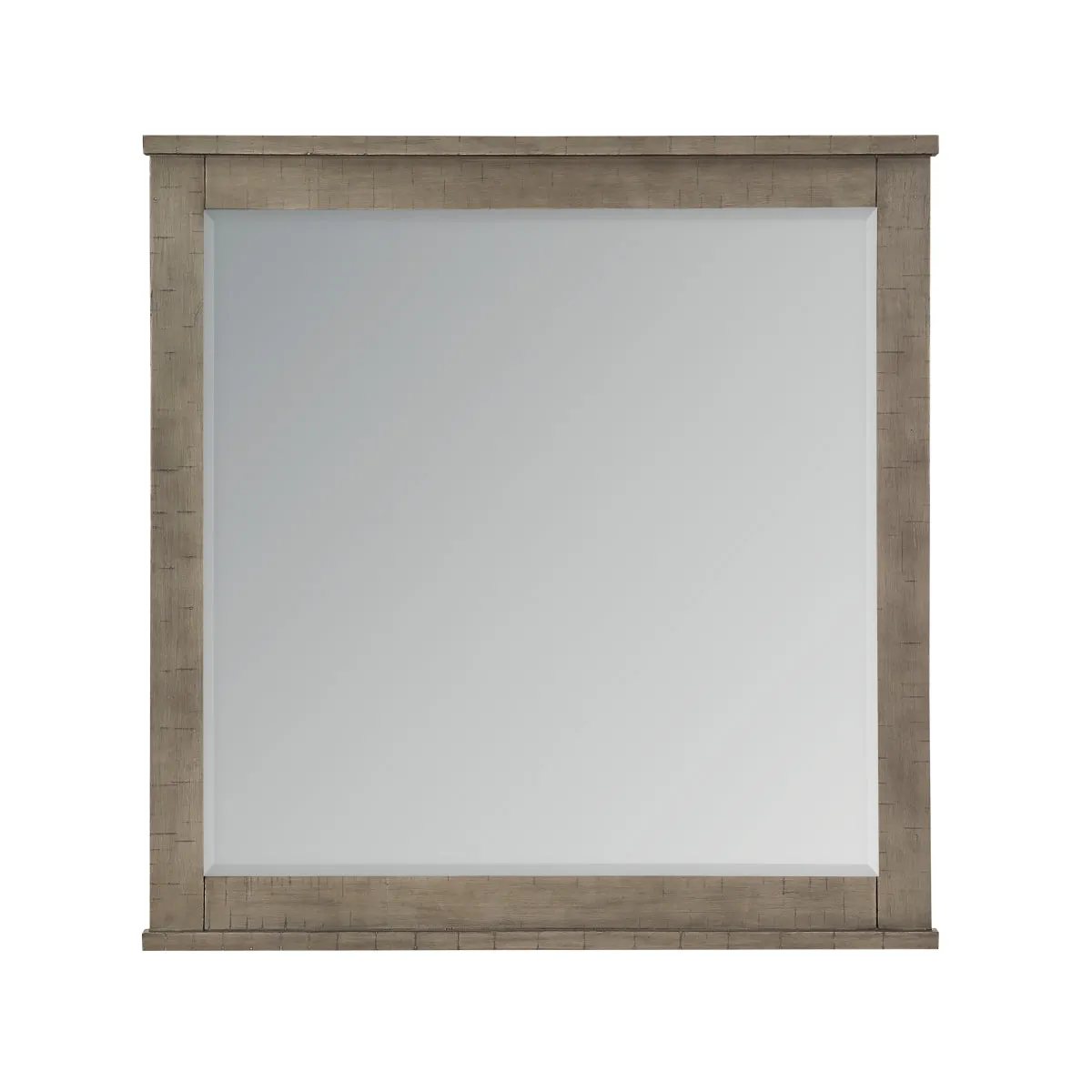 Rustic Gray Birch Veneer Mirror