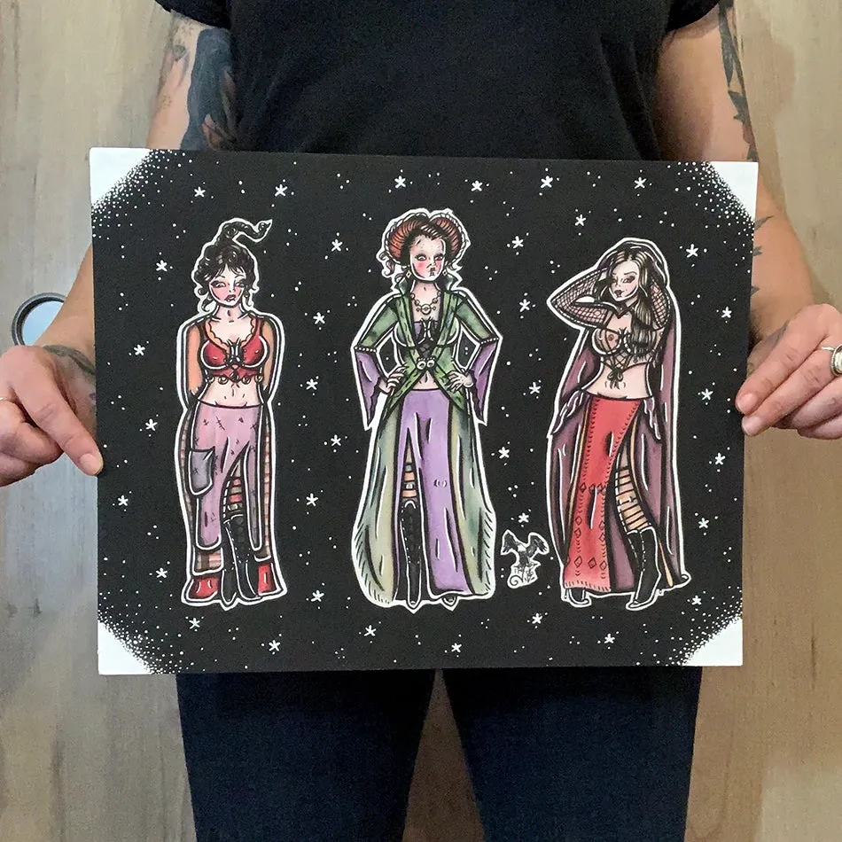 Sanderson Sisters Original Painting