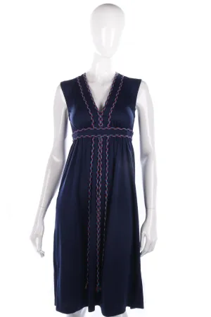 Sarah Bernshaw blue vintage dress size S