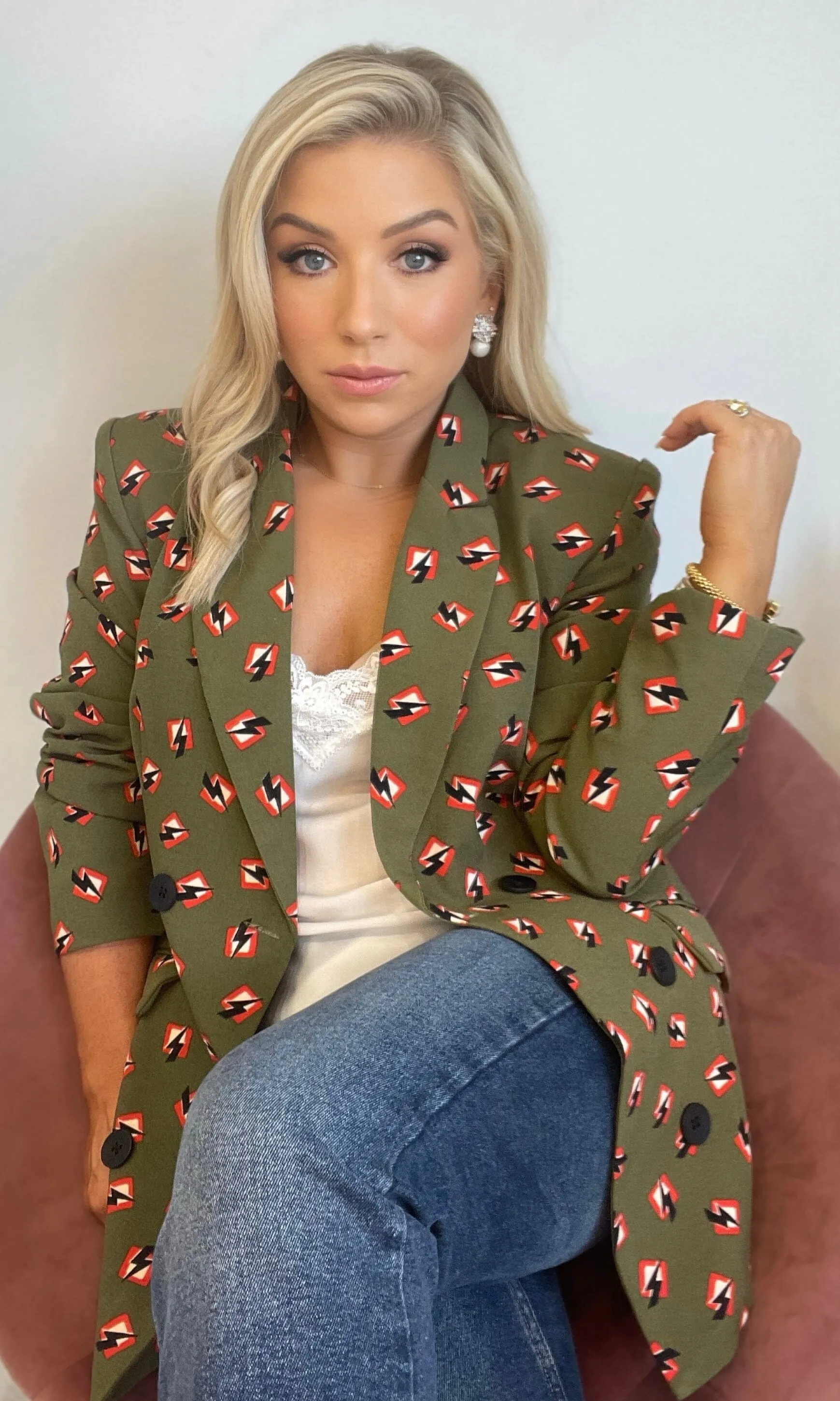 SCARLETT LIGHTNING BLAZER - KHAKI