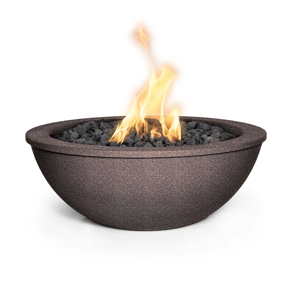 Sedona 27" Round Fire Bowl, Powder Coated Metal - Fire Feature