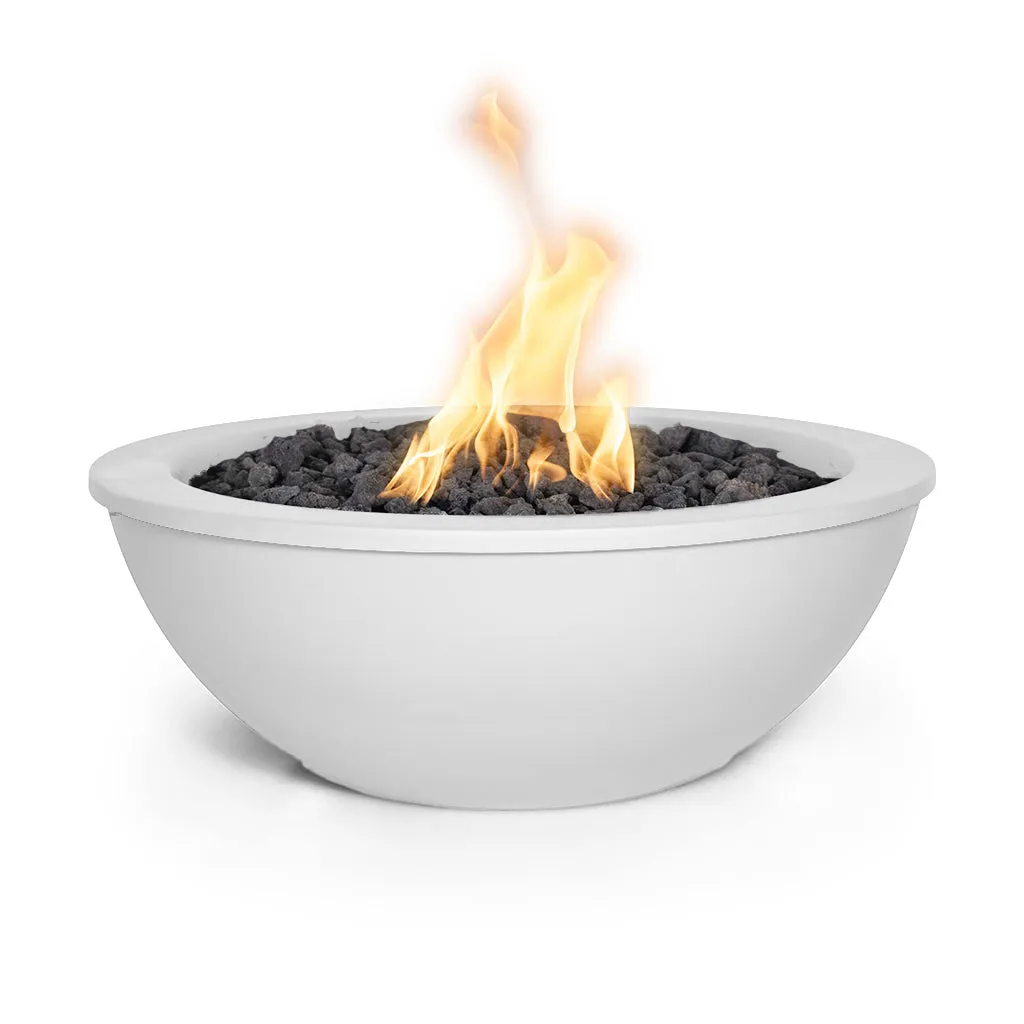 Sedona 27" Round Fire Bowl, Powder Coated Metal - Fire Feature