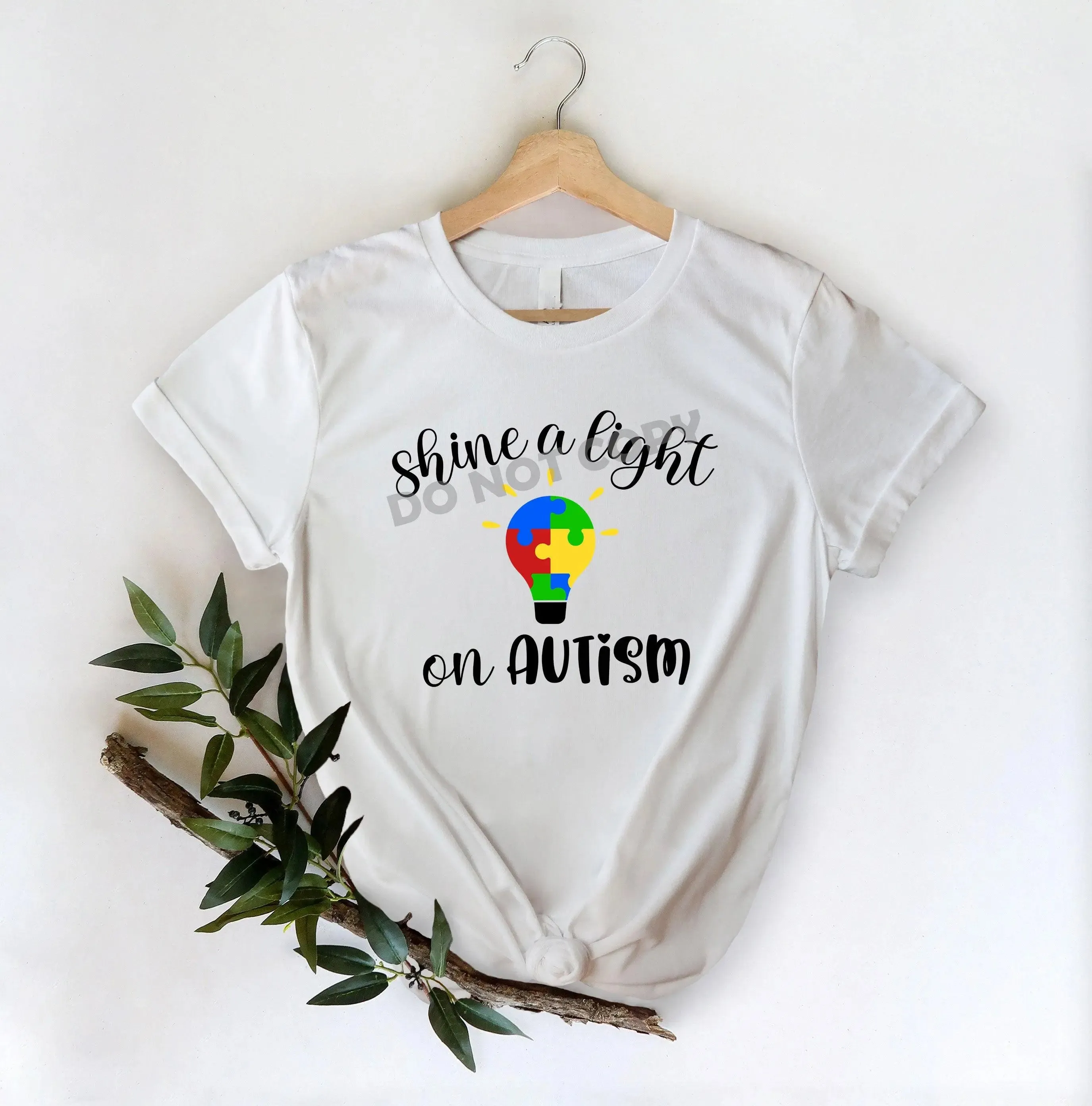 Shine A Light On Autism - DTF Transfer