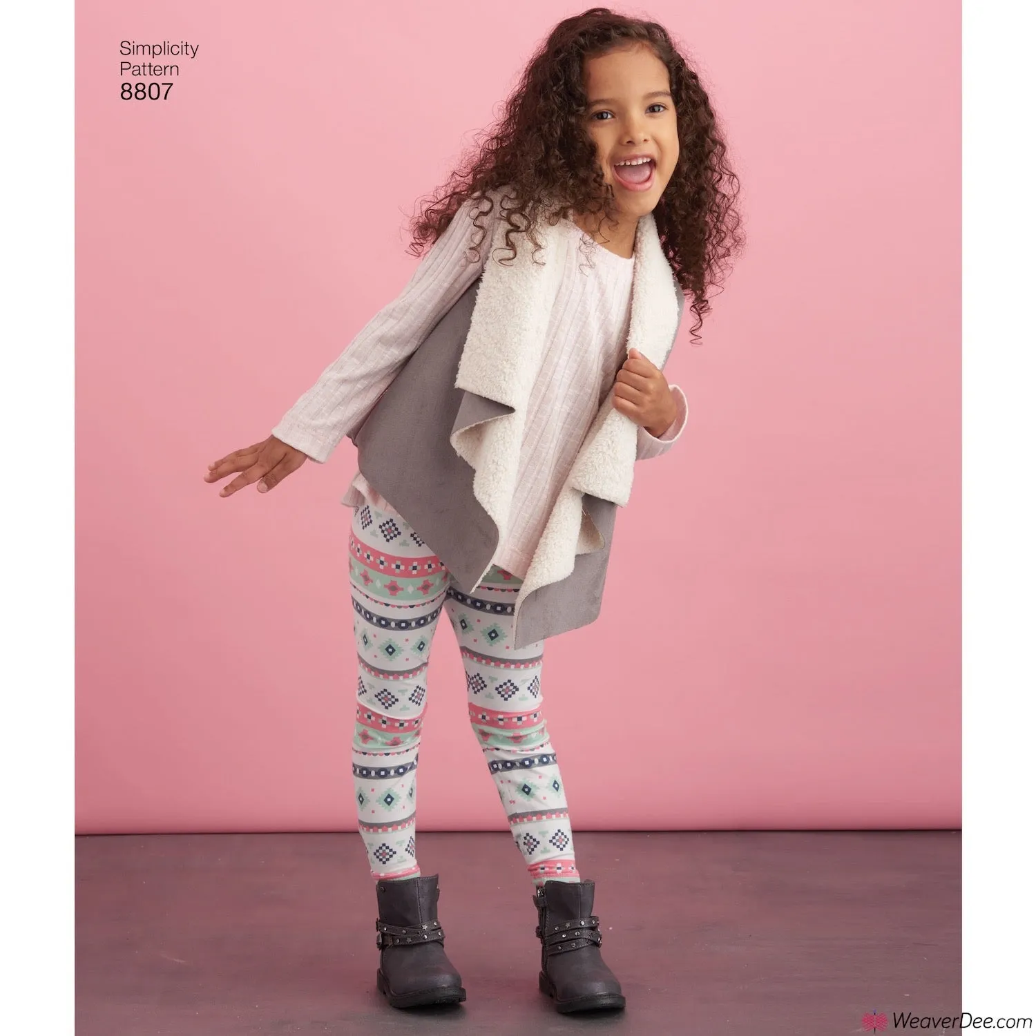 Simplicity Pattern S8807 Children's / Girls' Sportswear