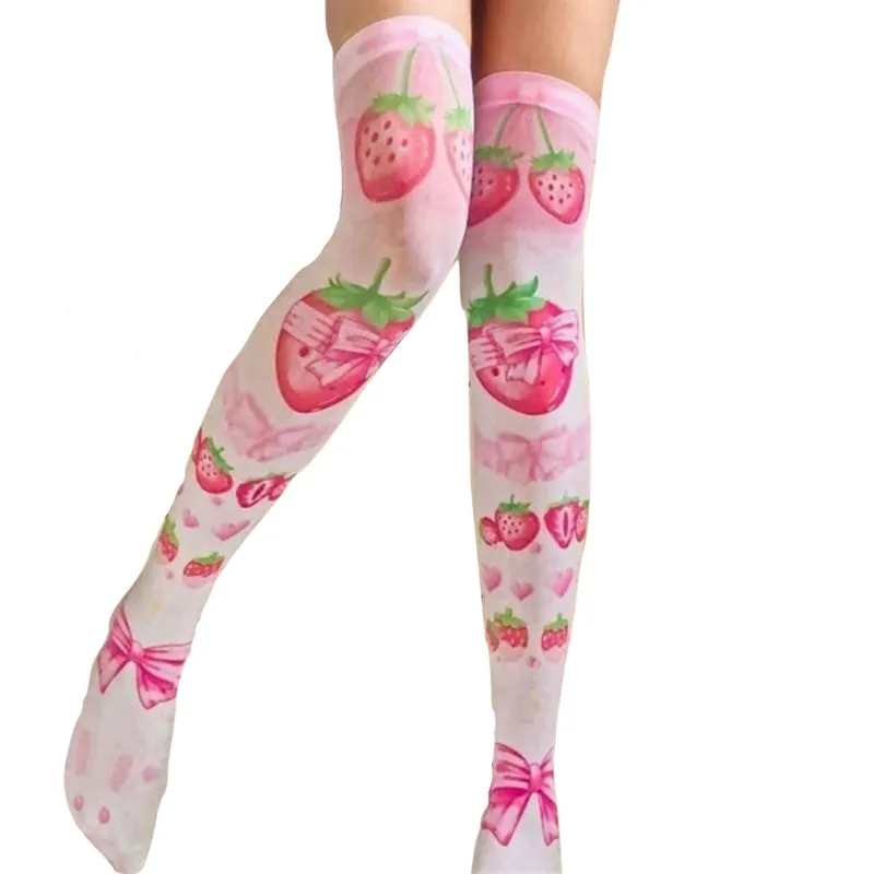 Strawberry Babe Stockings