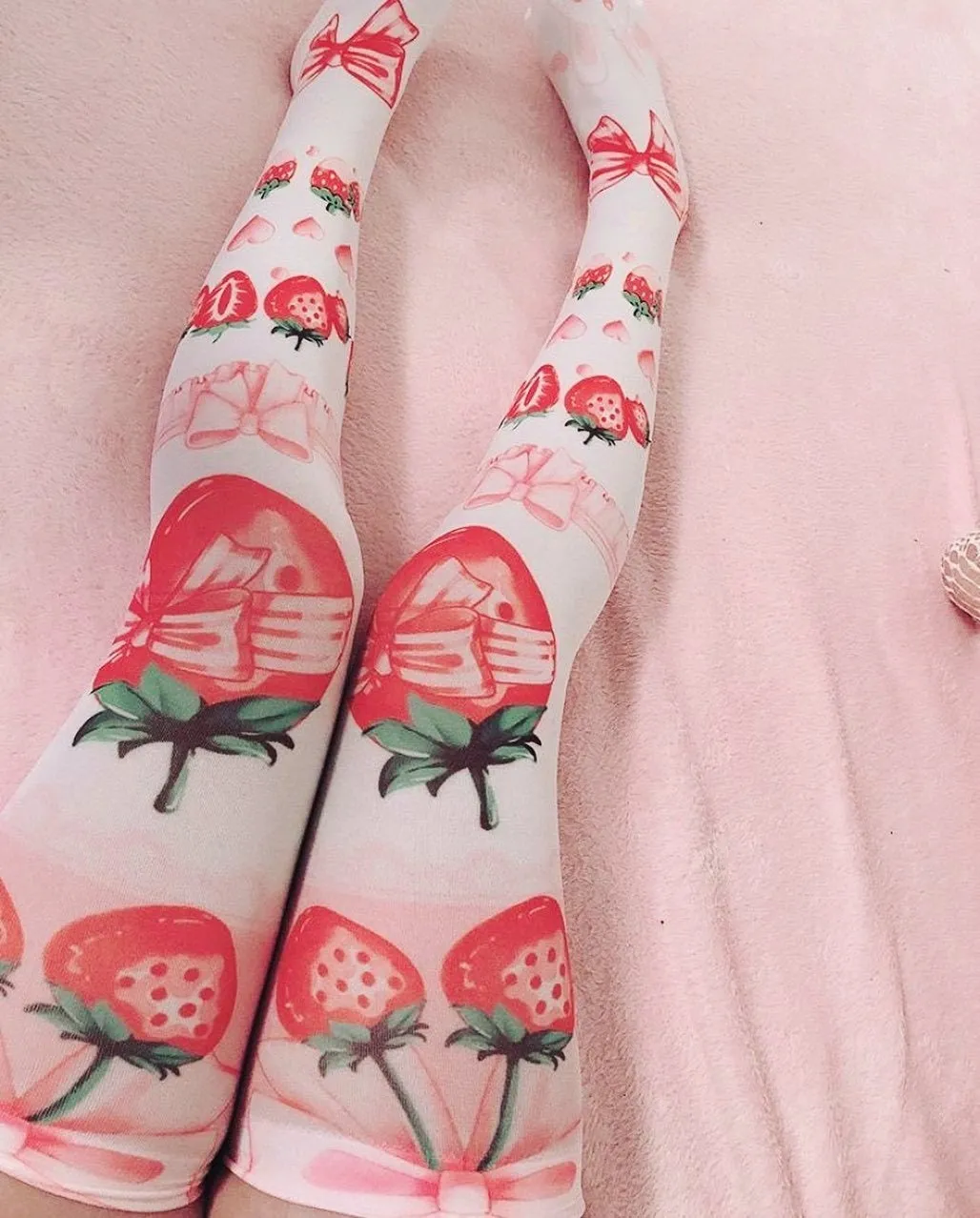 Strawberry Babe Stockings