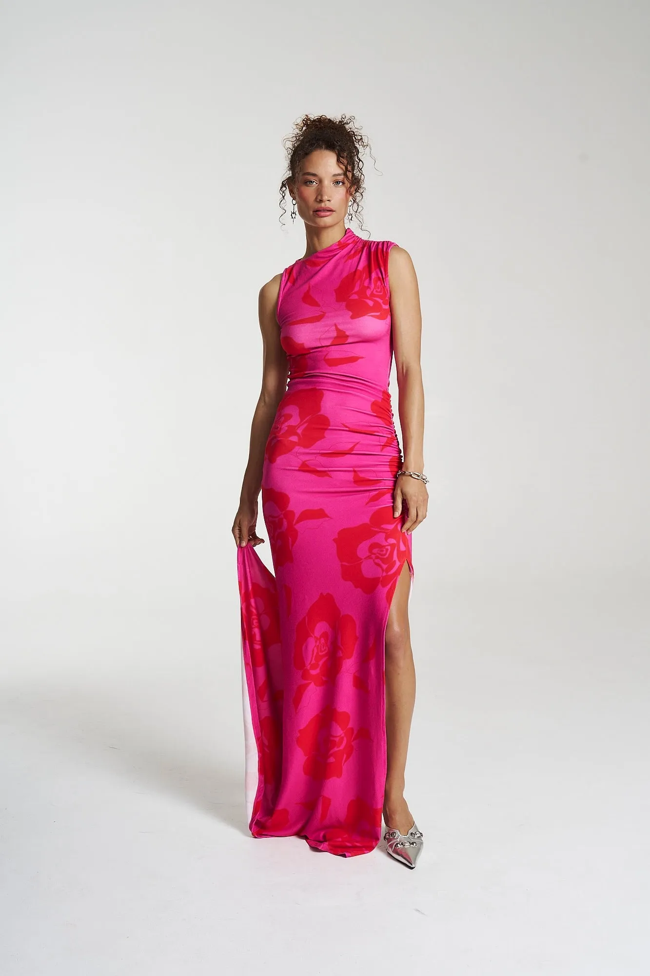 SUMMI SUMMI Womens The Valentina Dress - A Rose By Any Other Name