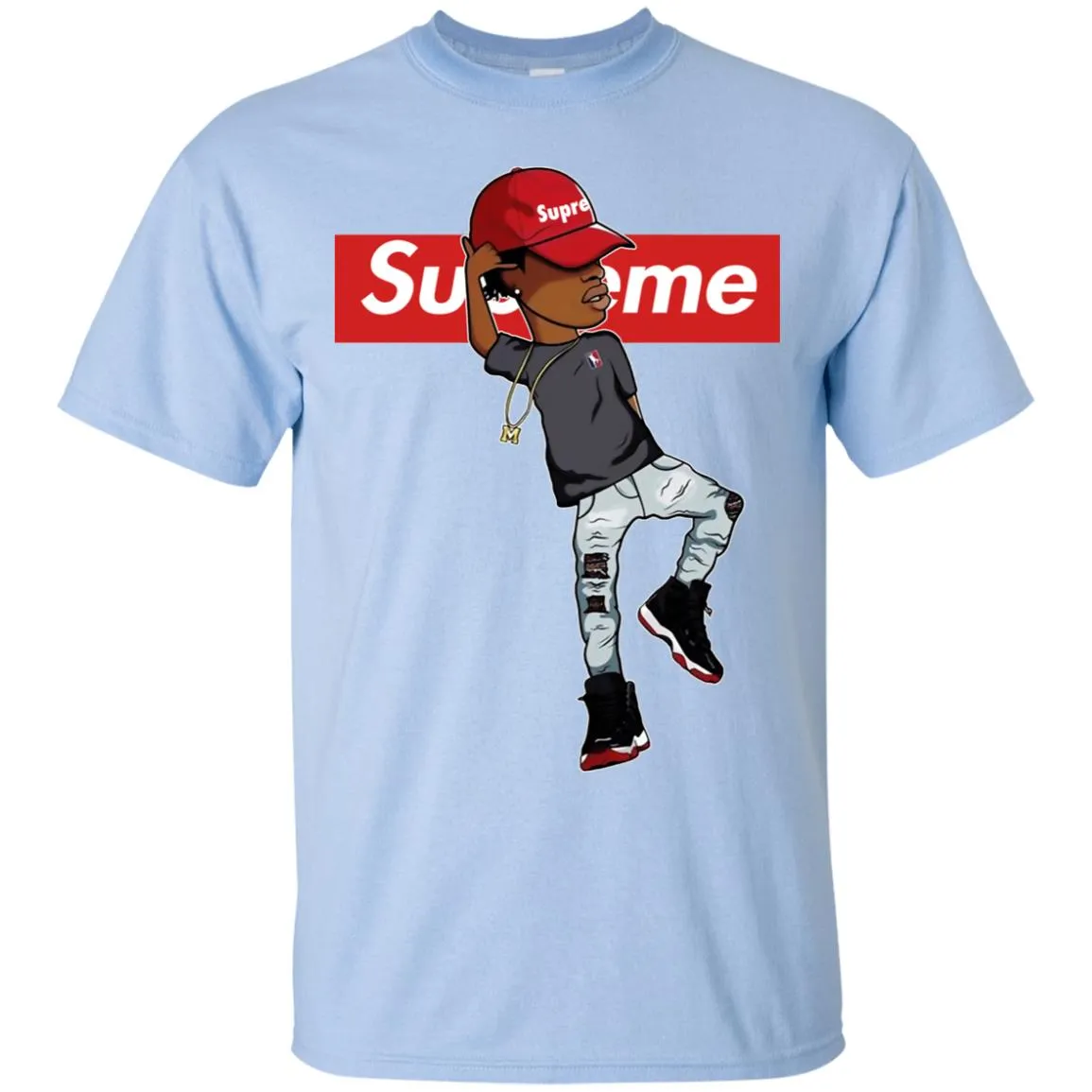 Supreme Marquese Scott T-shirt Men Cotton T-Shirt