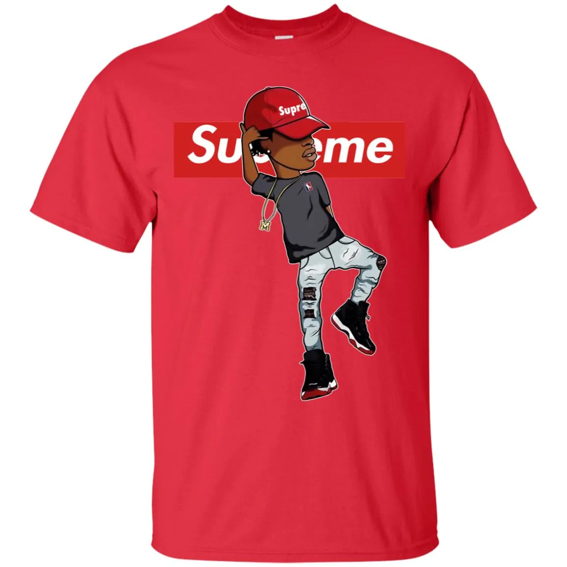 Supreme Marquese Scott T-shirt Men Cotton T-Shirt