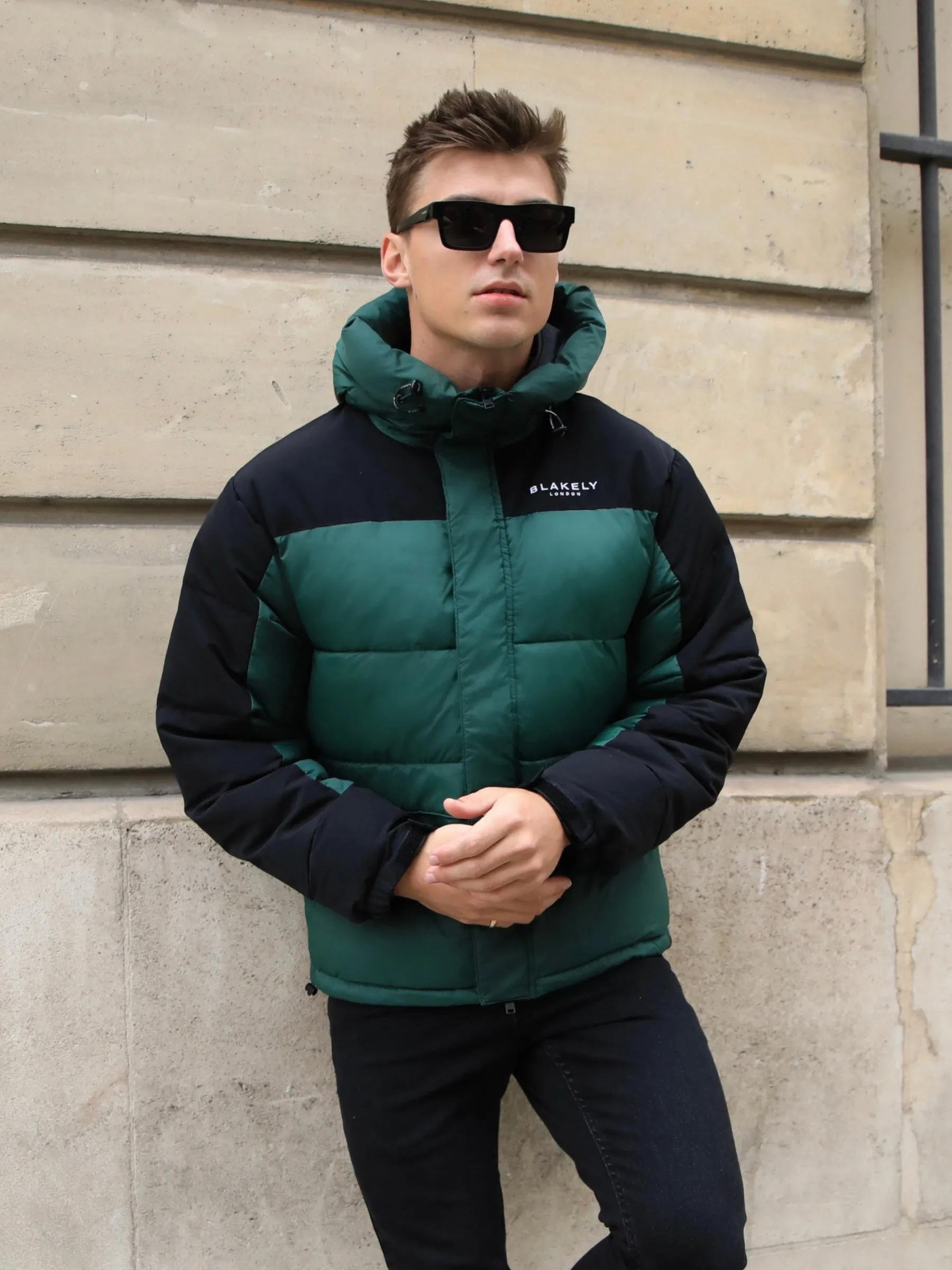 Tampa Puffer Coat - Forest Green