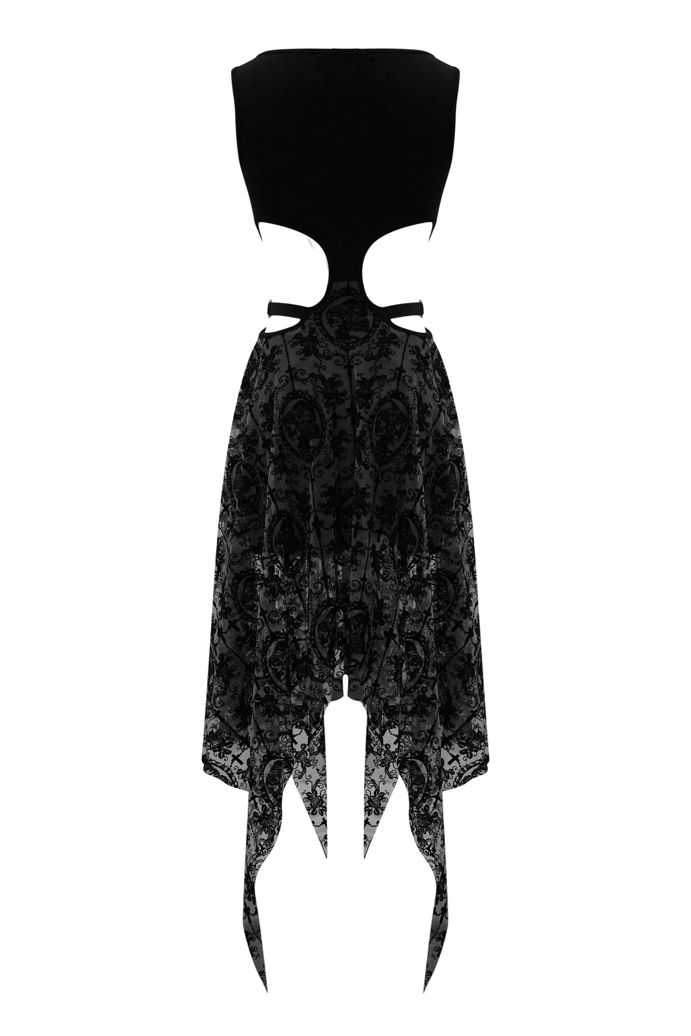 The Lace Cameo Butterfly Dress