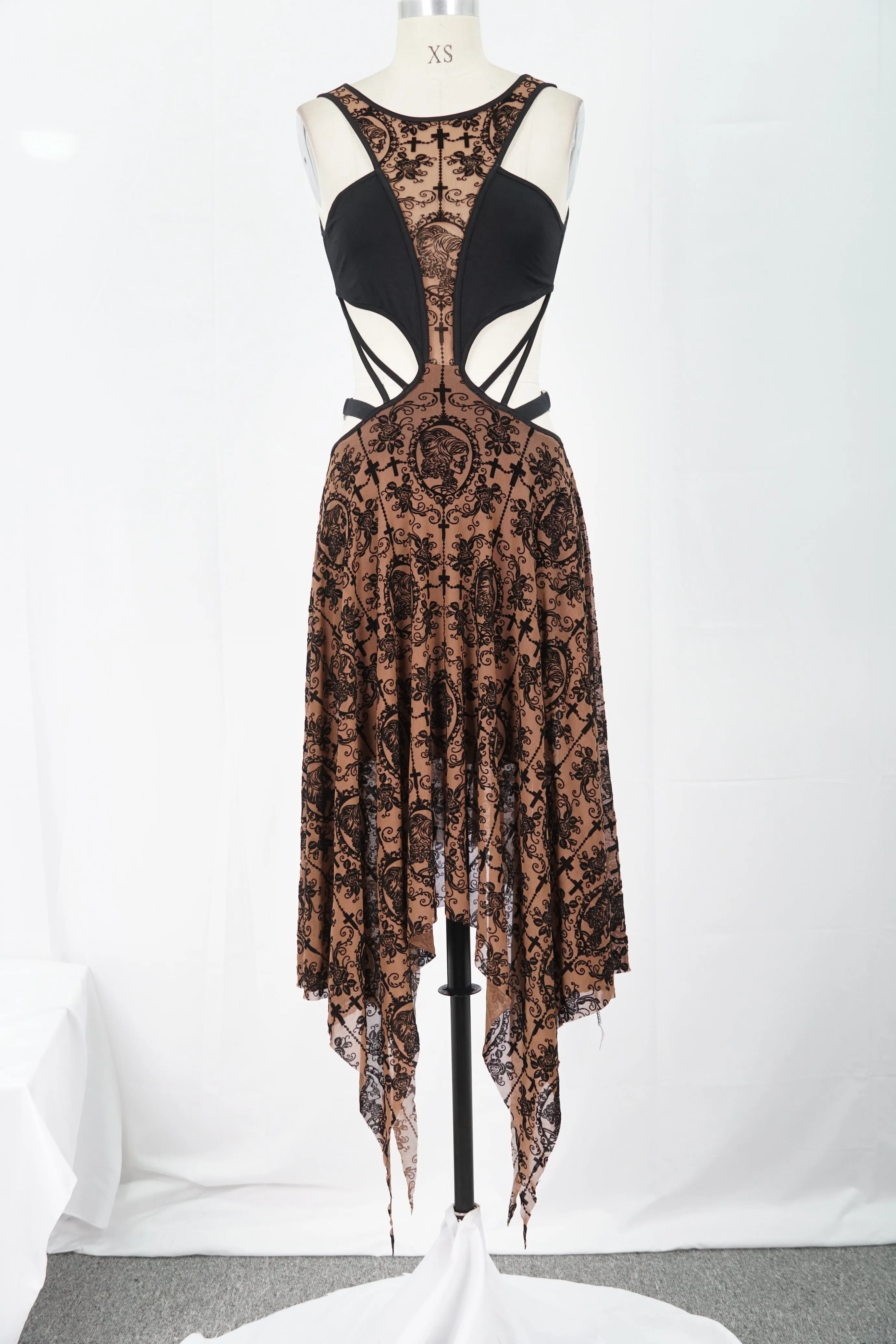 The Lace Cameo Butterfly Dress