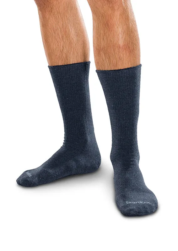 Therafirm SmartKnit Seamless Diabetic Crew Socks w/ X-Static Silver Fibers