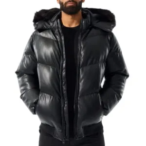 Thriller Puffer Jacket (Black) - 91636BLK