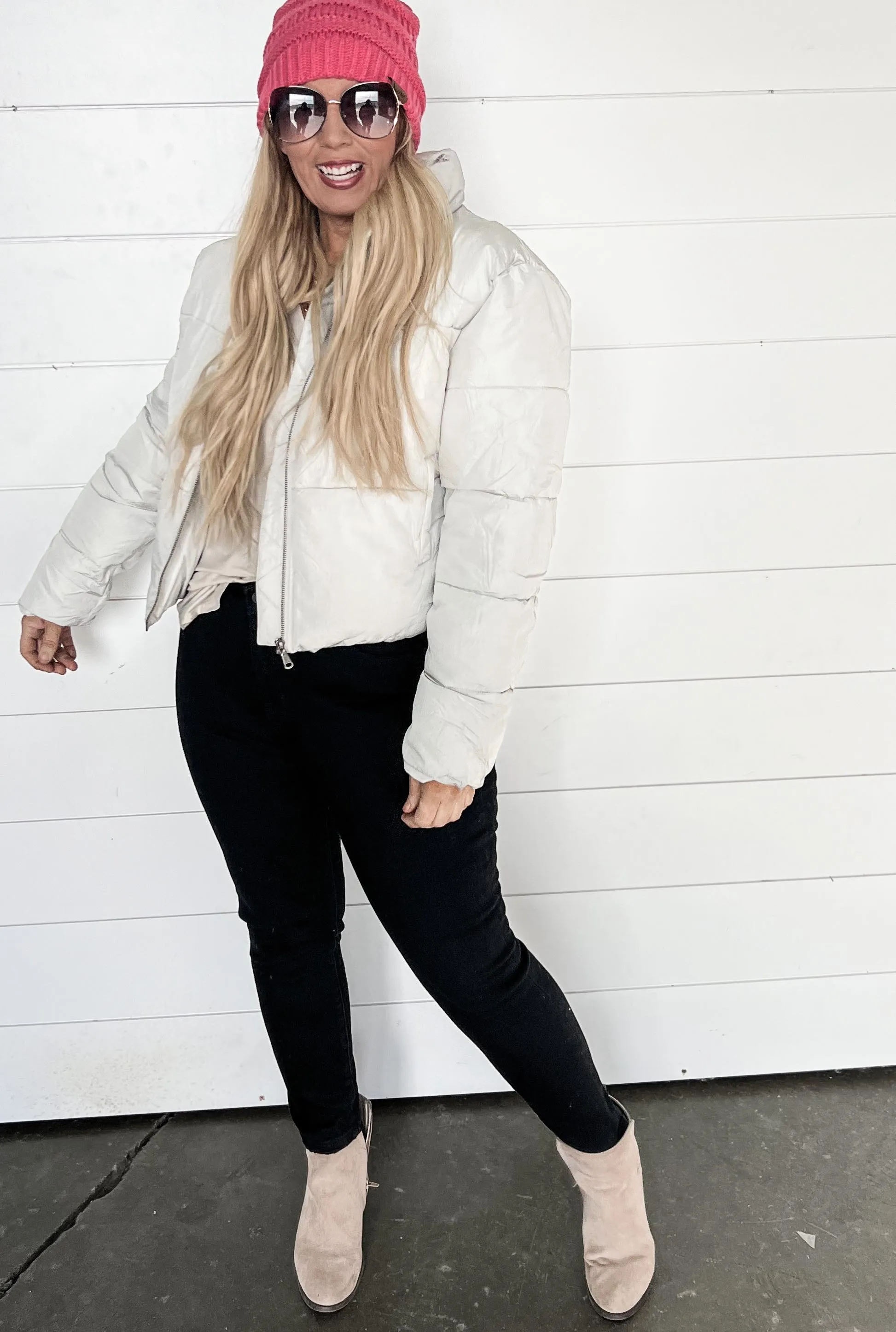 TREND TAKER PUFFER JACKET Gray - Final Sale