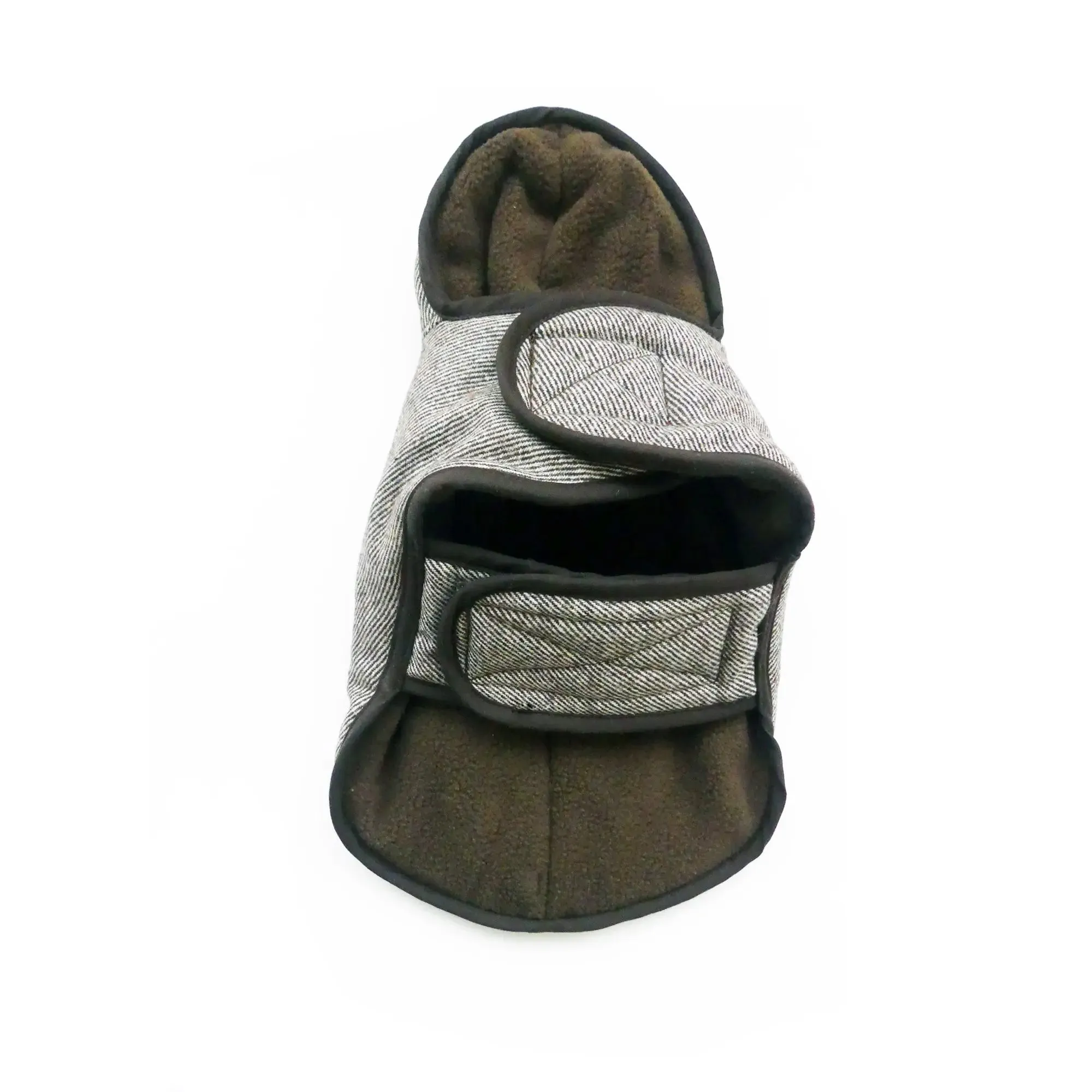 Twill Flannel Teacup Warm Tiny Dog Winter Coat | 3 LBS to 8 LBS