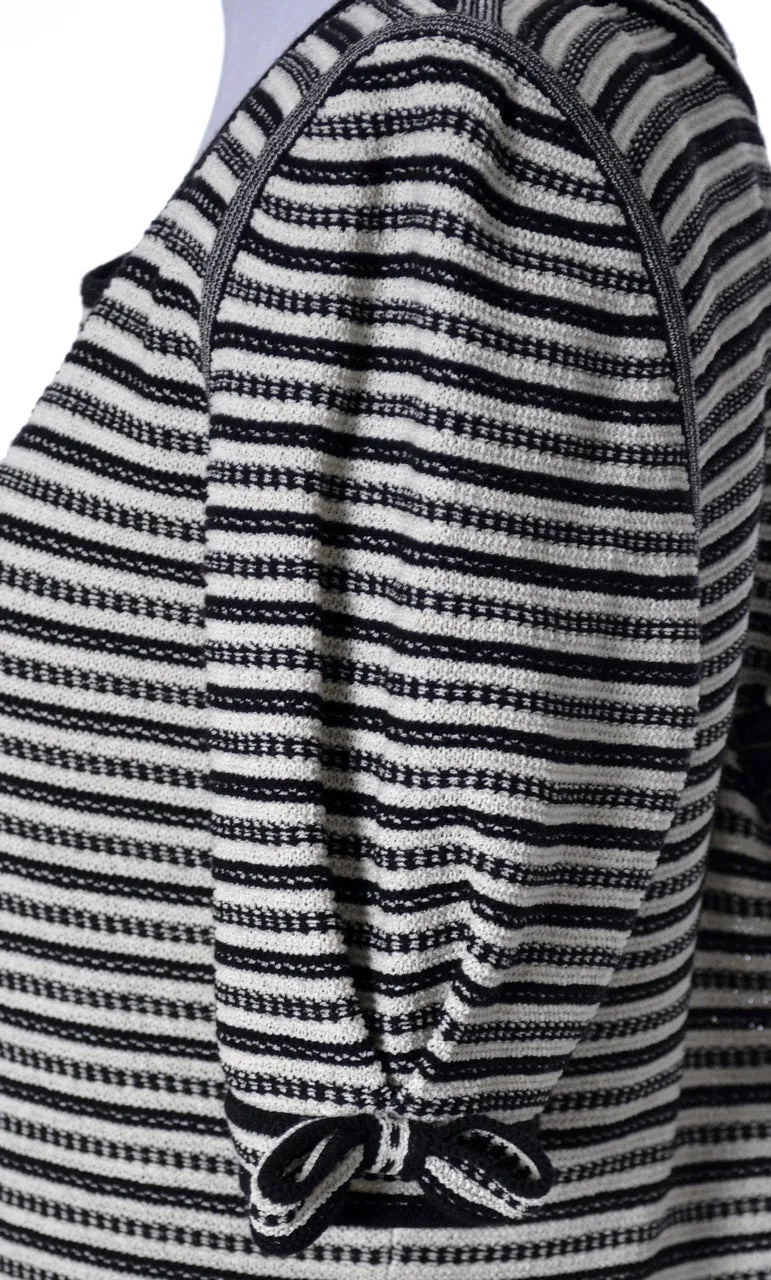 Ungaro Parallele Paris Black & White Striped Top