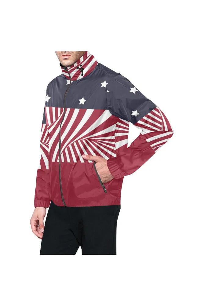 United Art of America All Over Print Windbreaker for Men (Model H23)