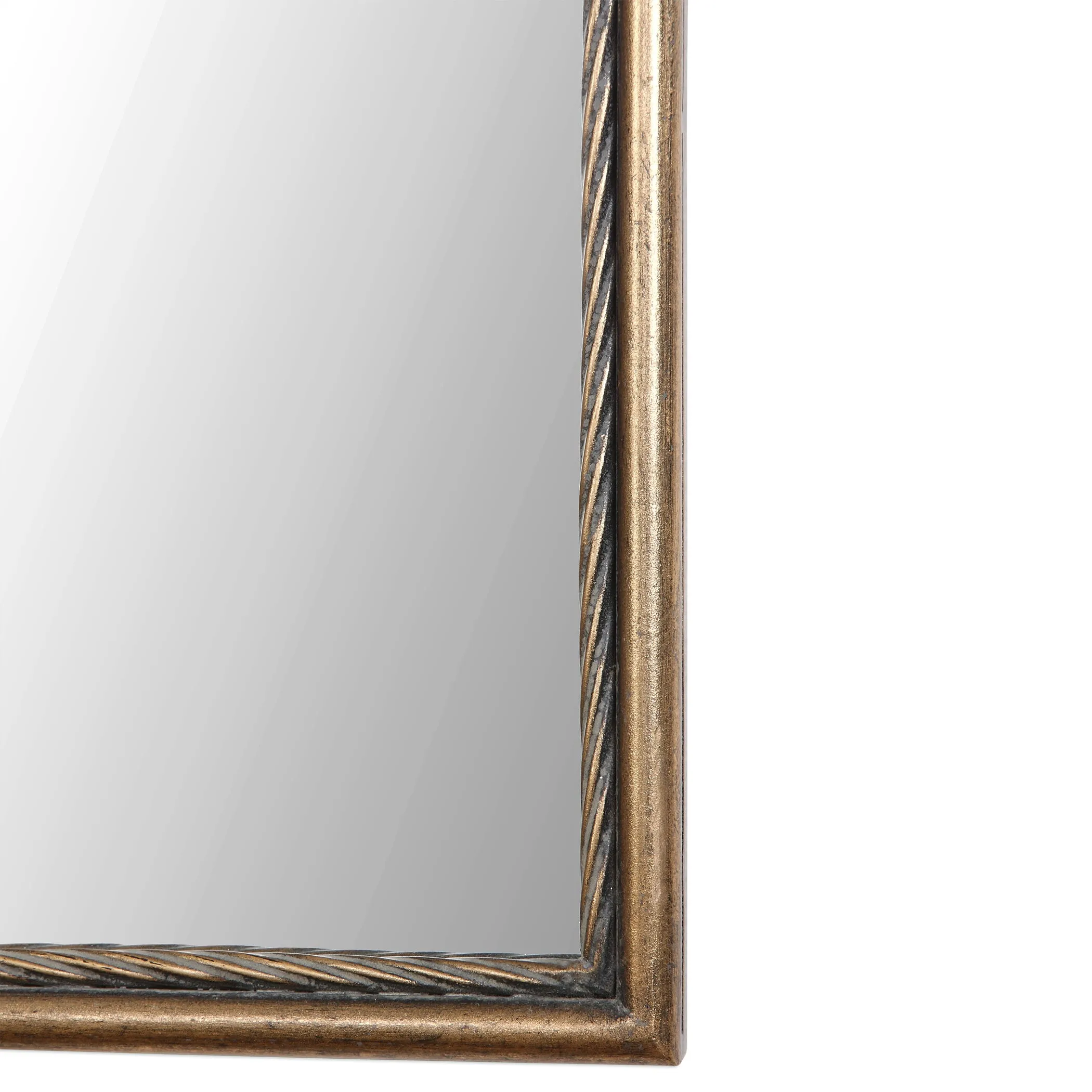 Uttermost Adelasia Antiqued Gold Mirror