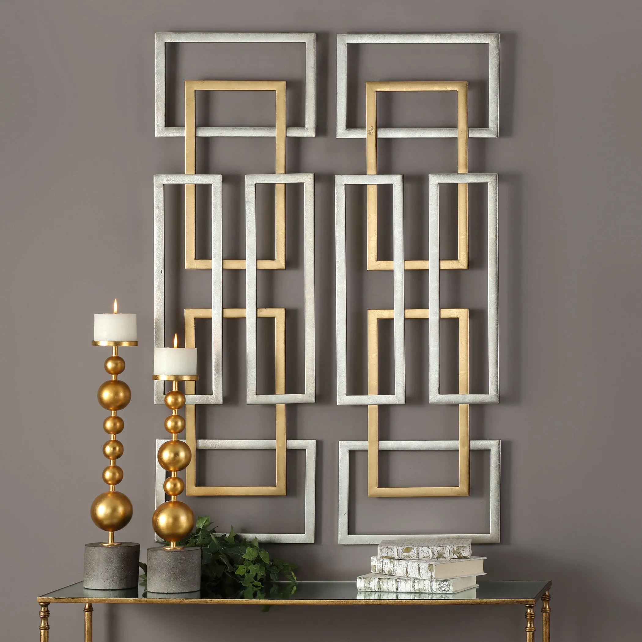 Uttermost Aerin Geometric Wall Art, S/2