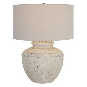 Uttermost Artifact Aged Stone Table Lamp