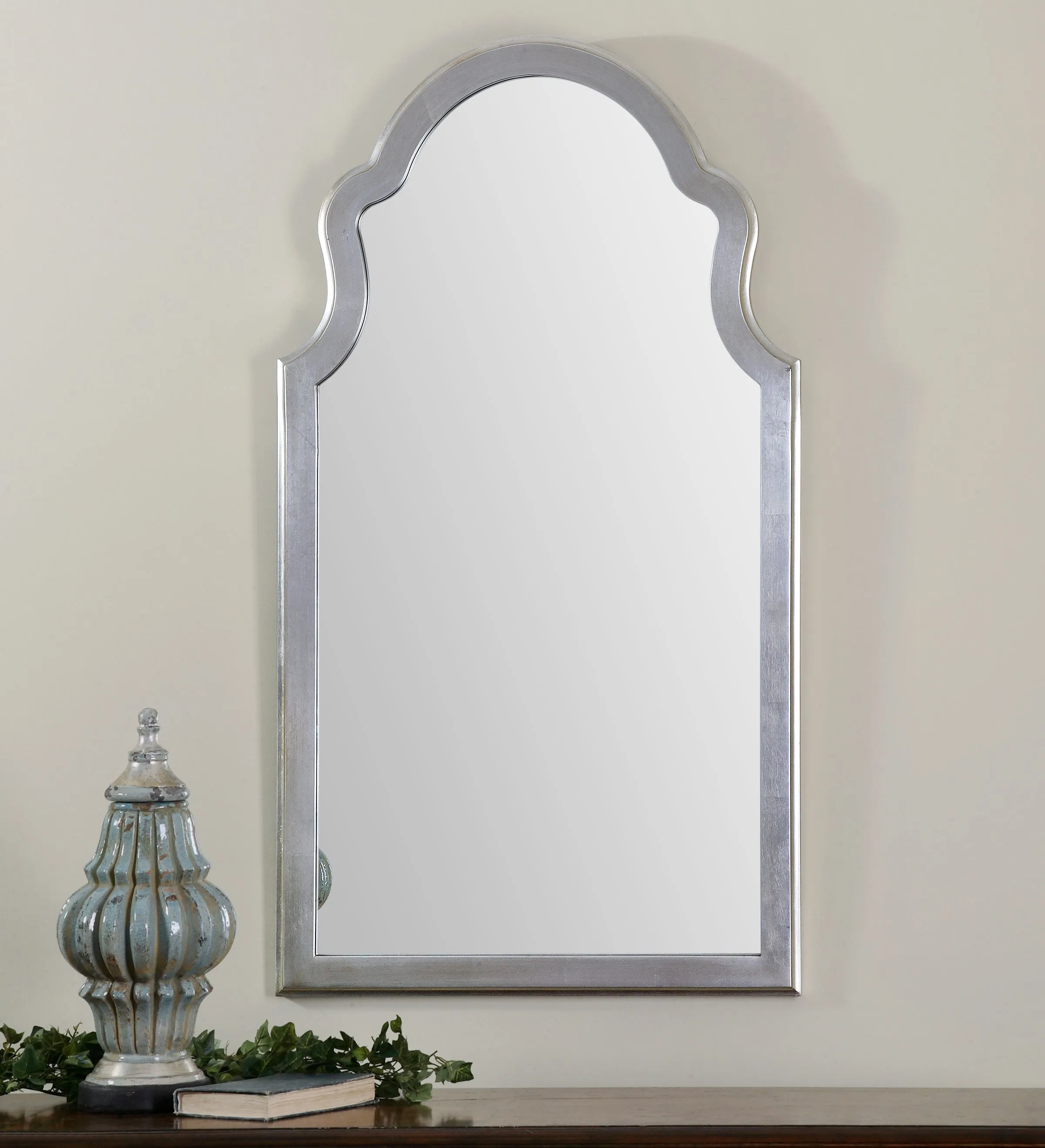 Uttermost Brayden Arched Silver Mirror