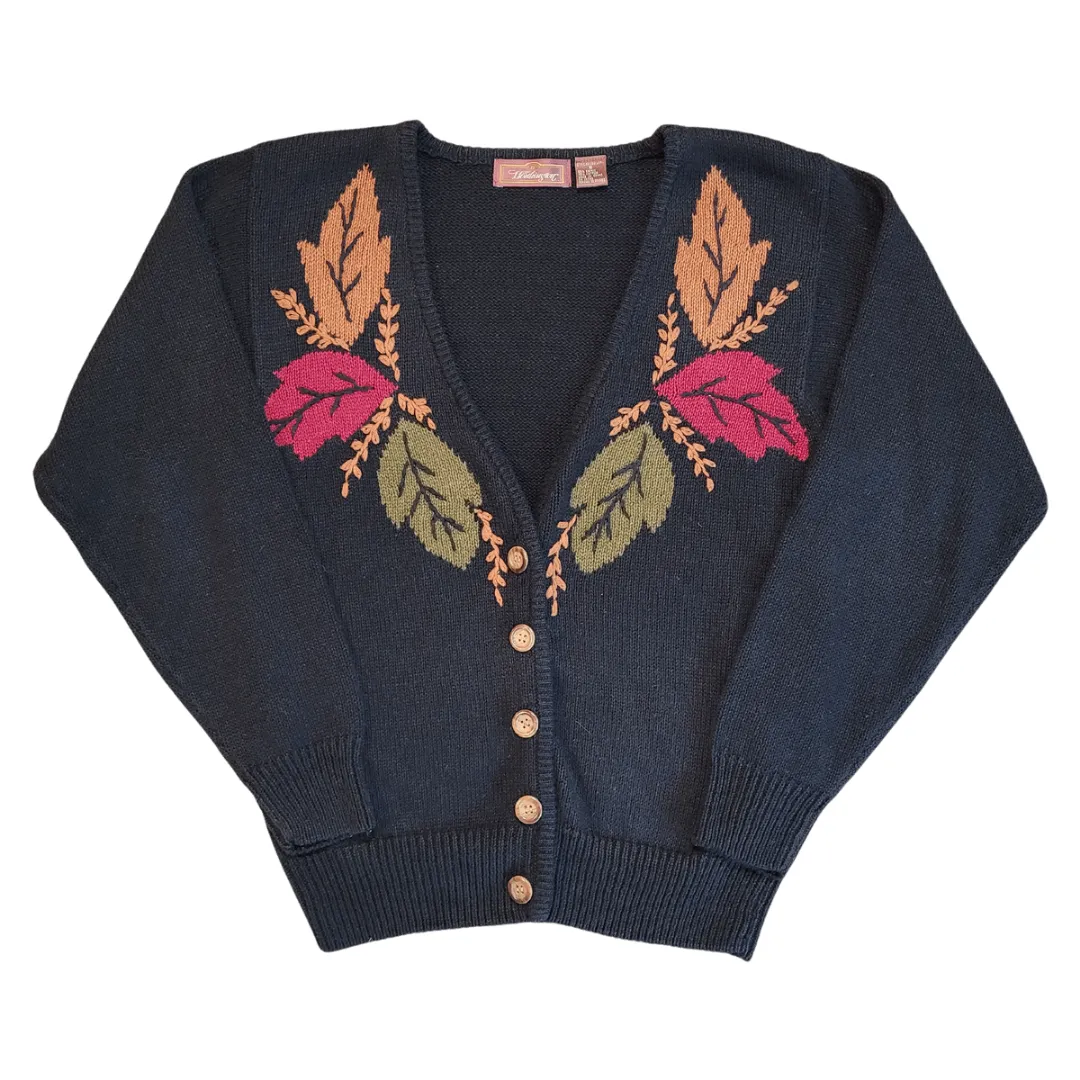 VINTAGE WORTHINGTON KNIT CARDIGAN