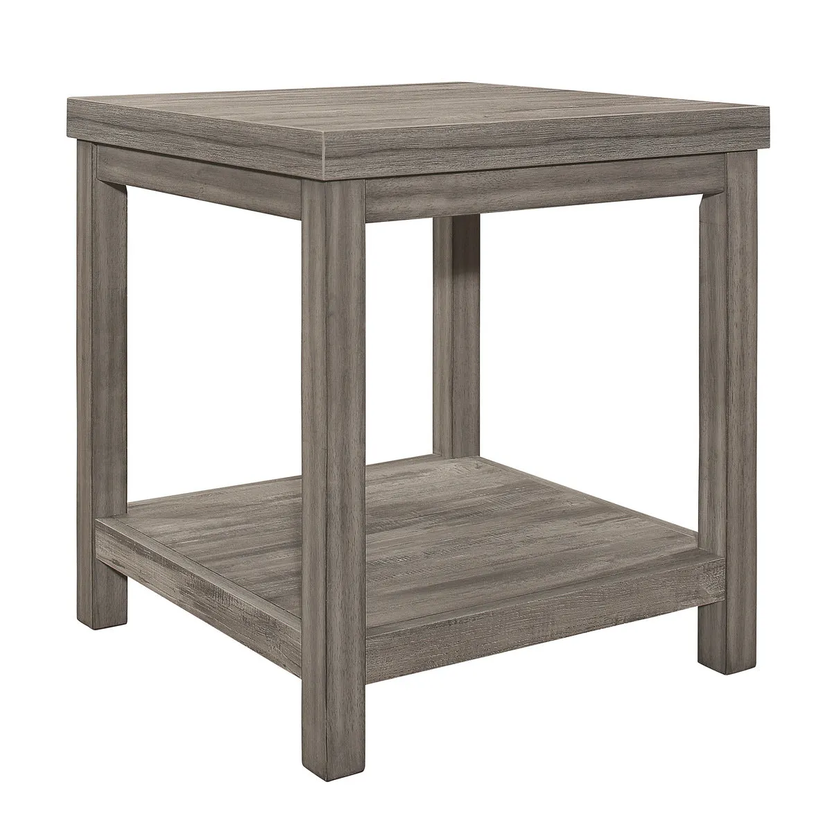 Weathered Gray 3-Piece Coffee & End Table Set - Scratch & Stain Resistant