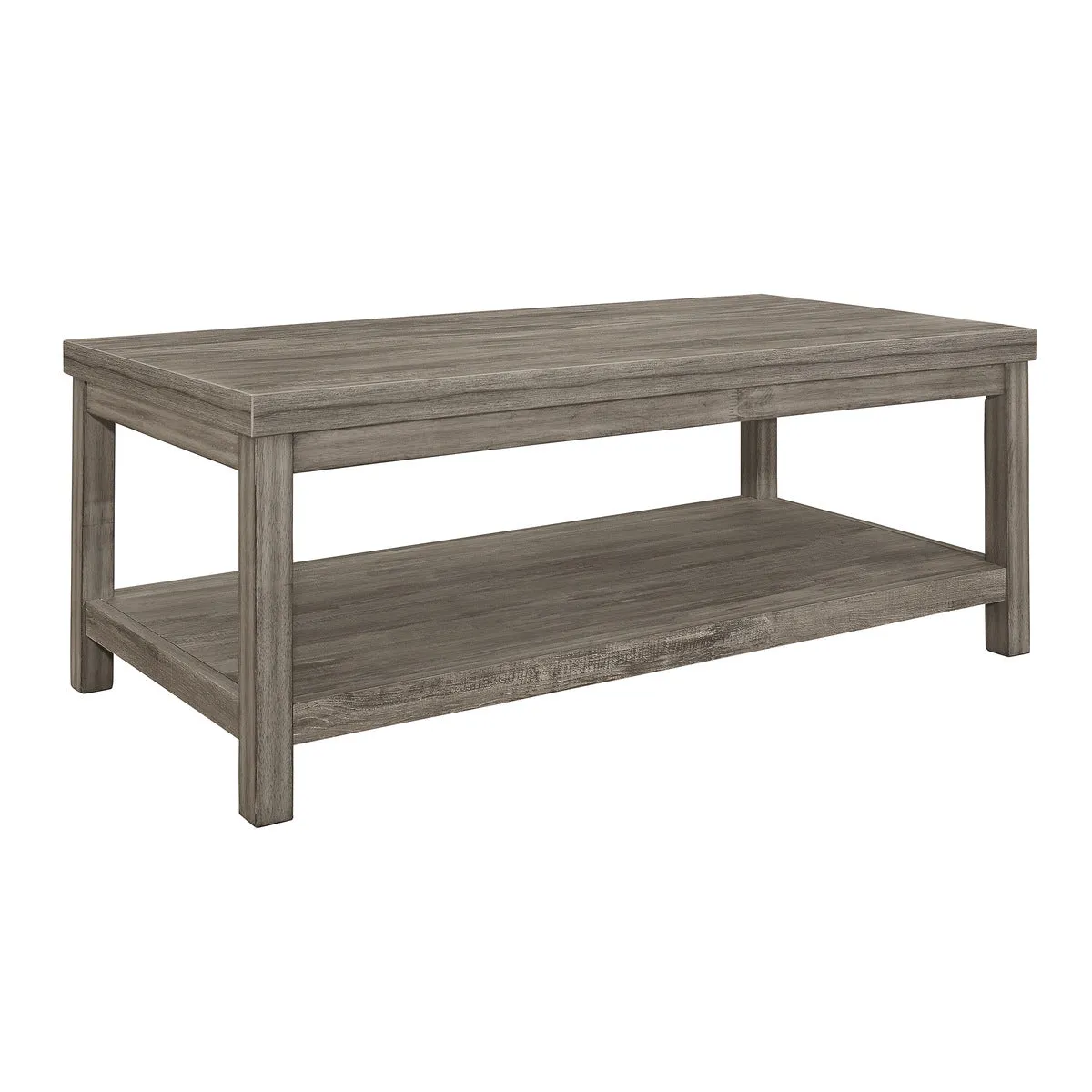 Weathered Gray 3-Piece Coffee & End Table Set - Scratch & Stain Resistant