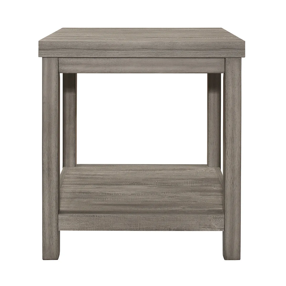 Weathered Gray 3-Piece Coffee & End Table Set - Scratch & Stain Resistant