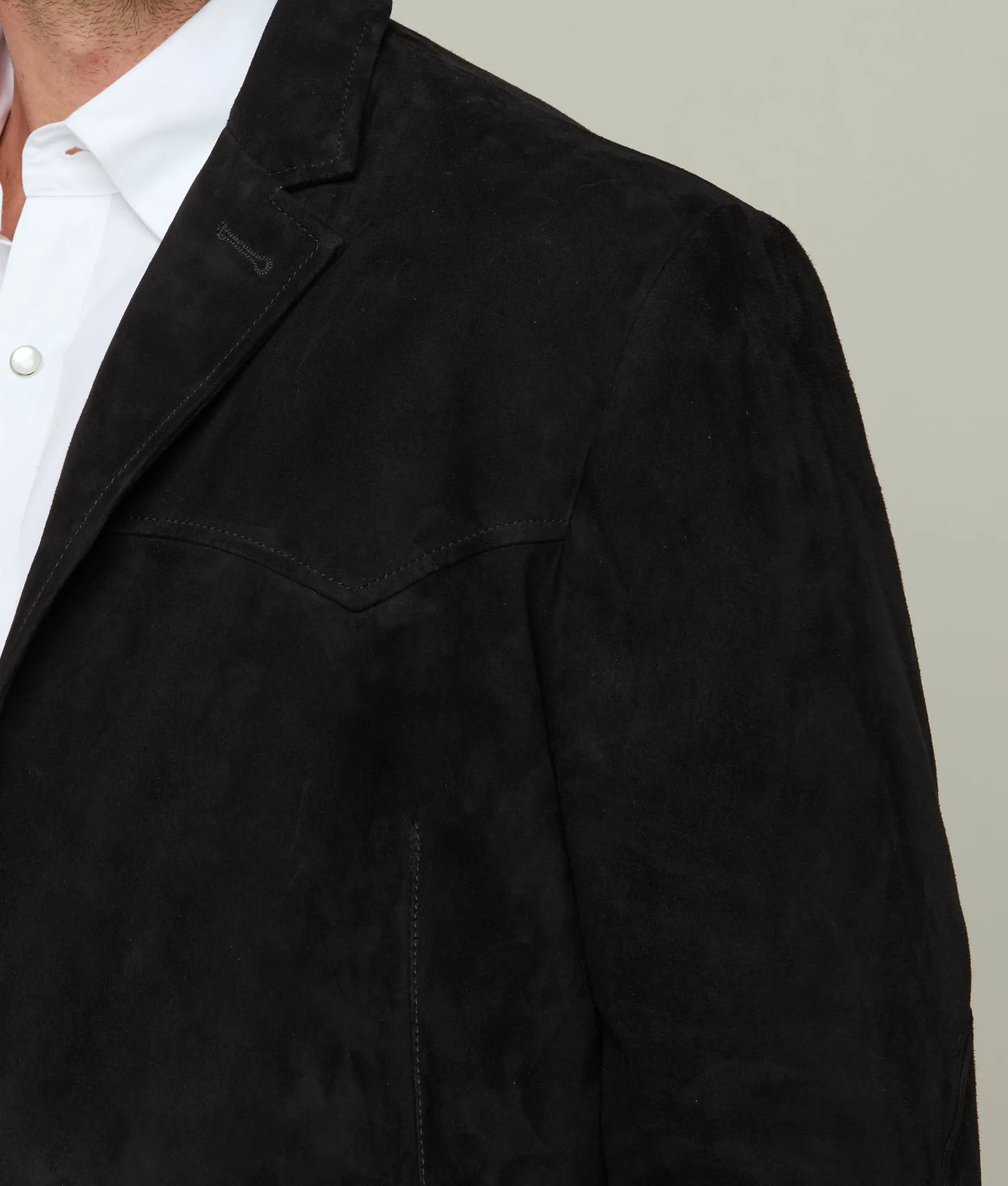 Western Yoke Sport Coat :: Black