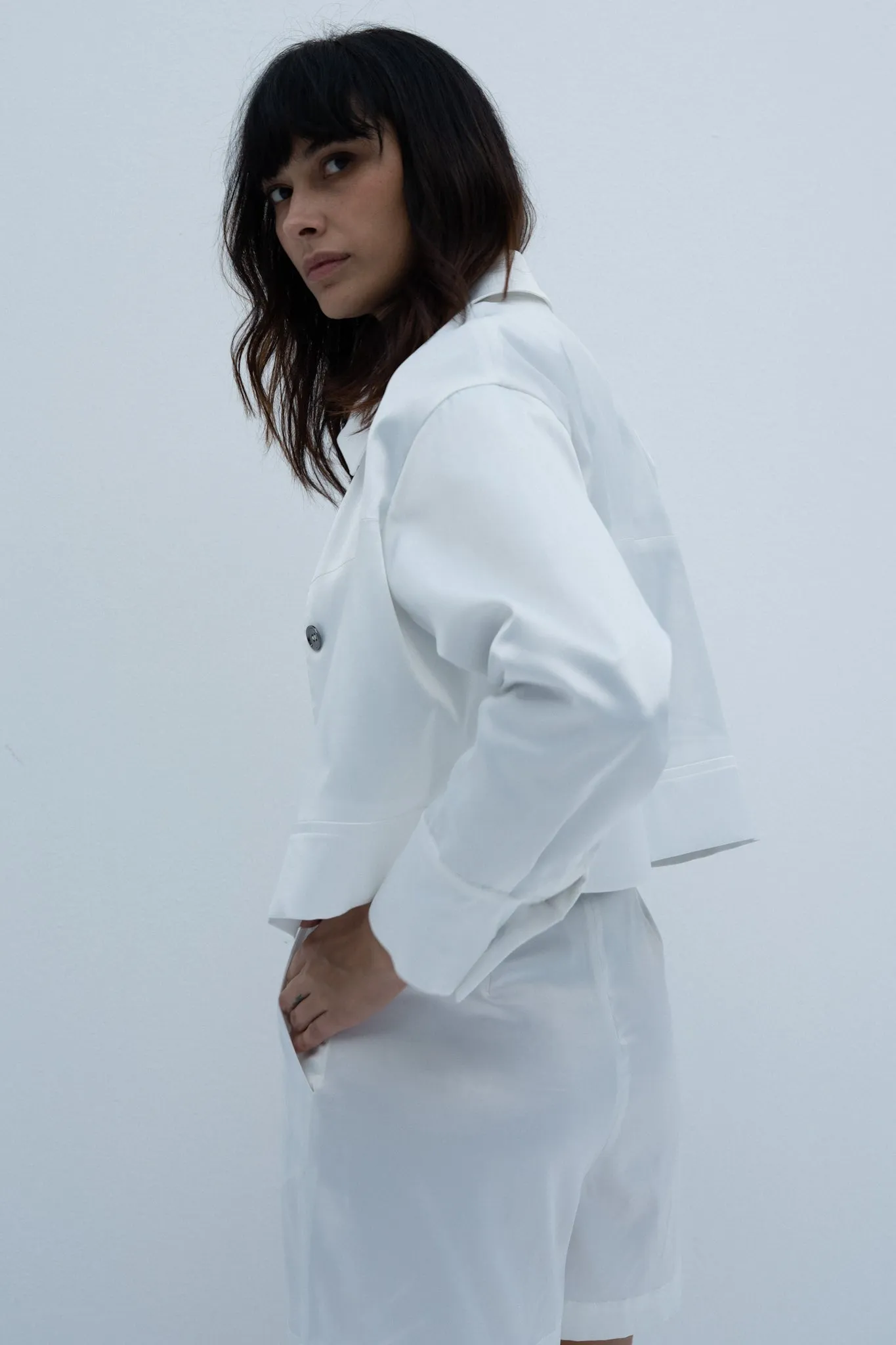 White Jacket (Satin)