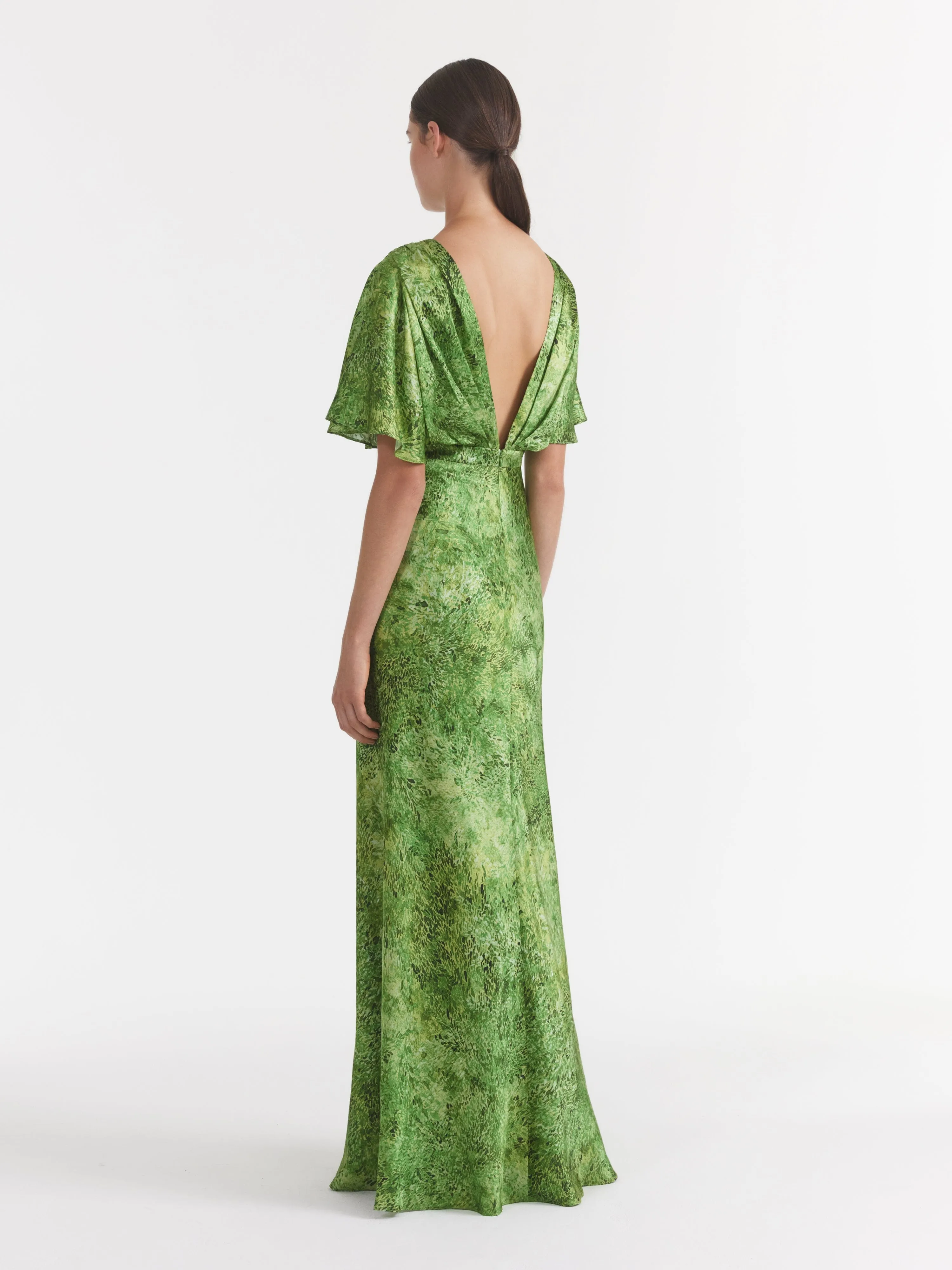 Winona Dress in Thistledown Verte