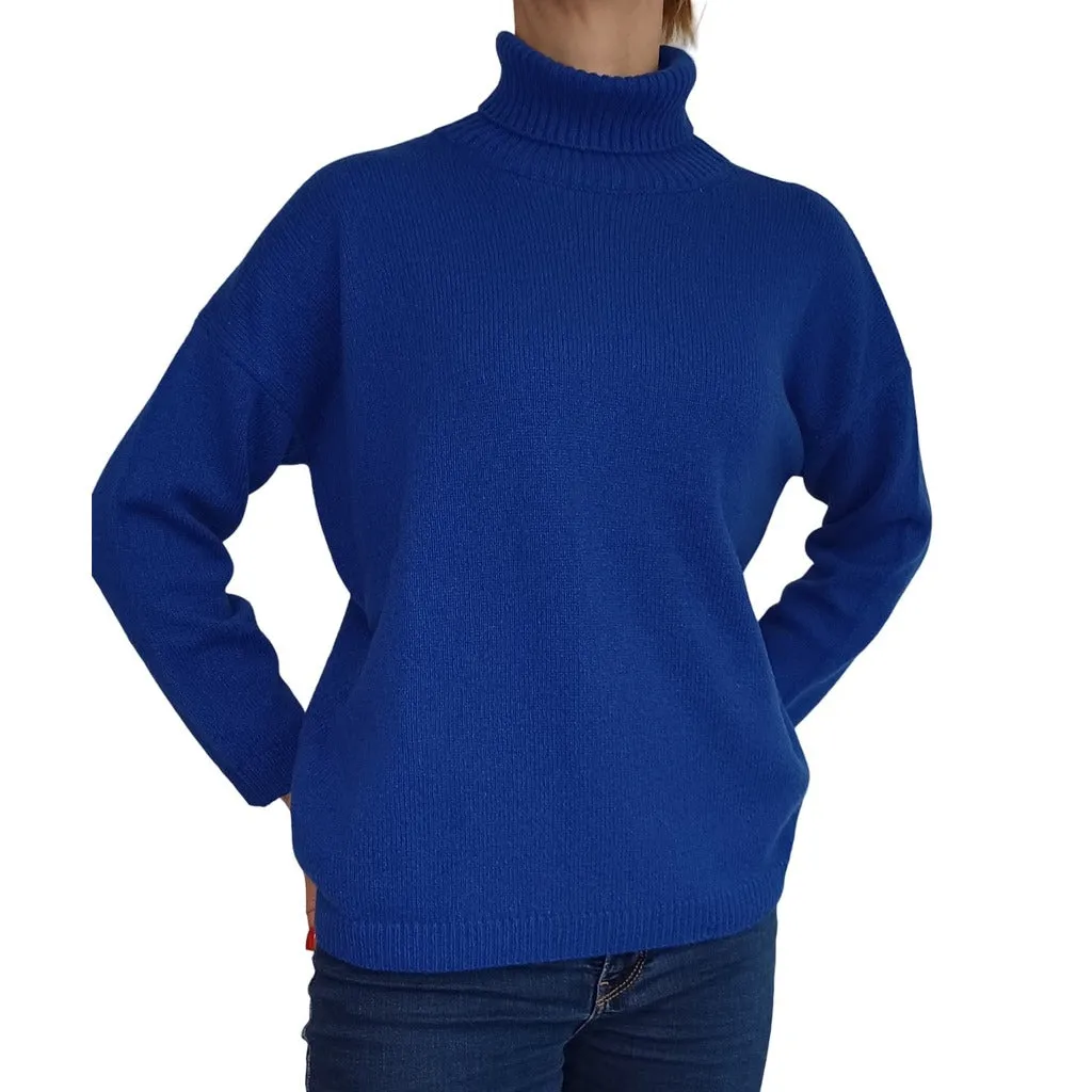 Women's 100% Cashmere Turtleneck Sweater – Made in Italy, Fall/Winter Collection