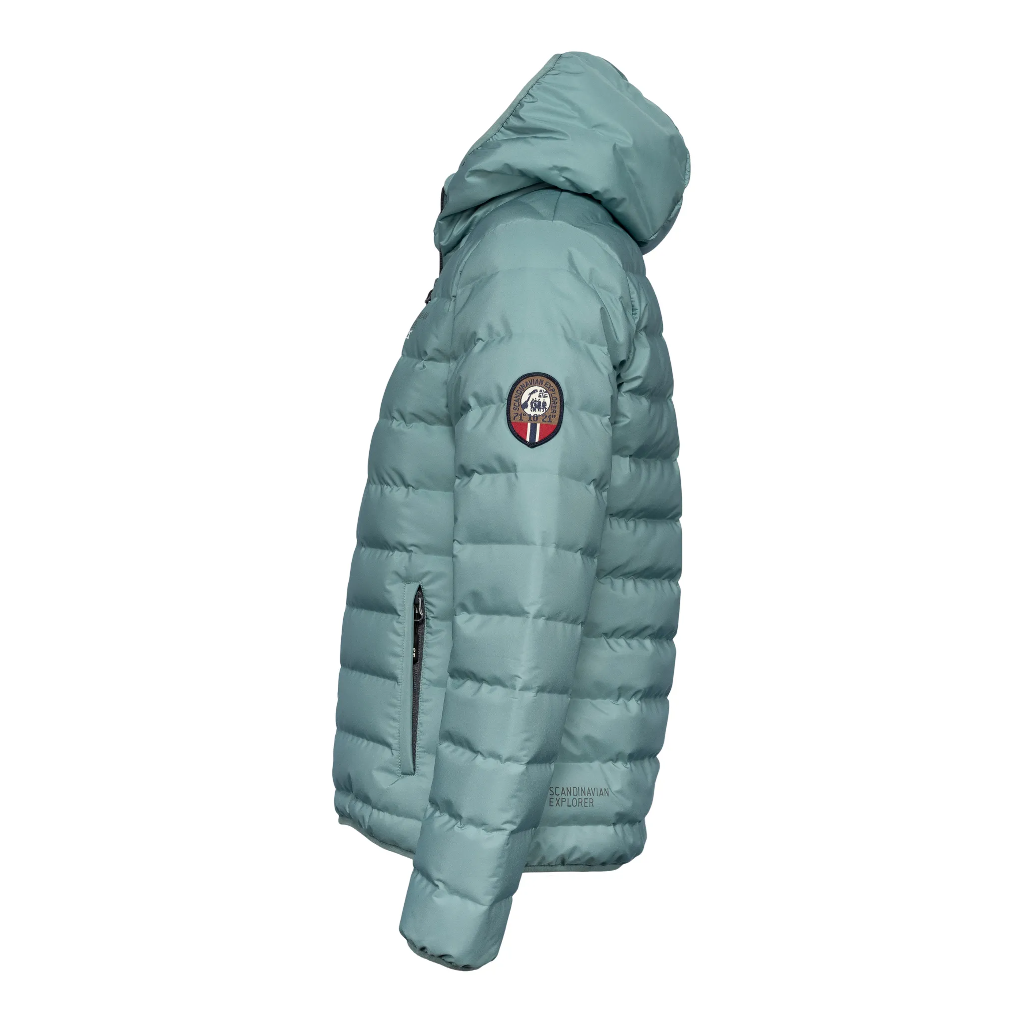 Women's Seamless Down Coat - Mint Green